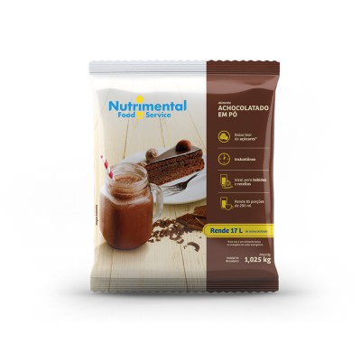 16679 - achocolatado pó Nutrimental 1,025kg rende 16lt