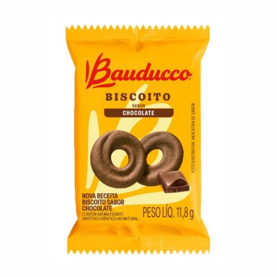 16702 - sachê biscoito chocolate Bauducco 400 x 11,8g