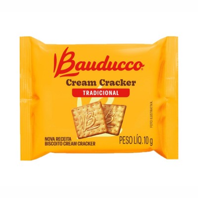 16778 - sachê biscoito cream Cracker Bauducco 370 x 10g