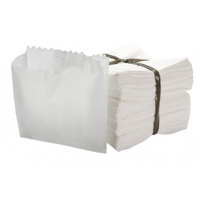 17029 - cartucho kraft branco hamburgão 13 x 12,5cm 500un