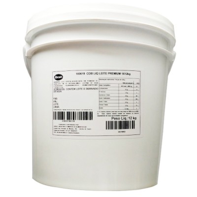 17337 - cobertura líquida chocolate ao leite Skimó premium 12kg Harald