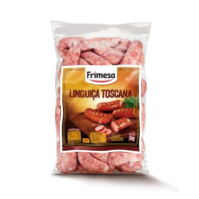 17500 - linguiça toscana tradicional congelada Frimesa 5kg
