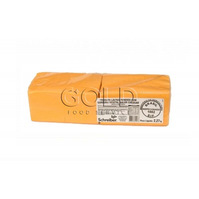 17717 - preparado alimenticio sabor cheddar fatiado Schreiber 2,27kg