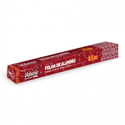 17719 - papel alumínio 45cm x 65mt Vabene