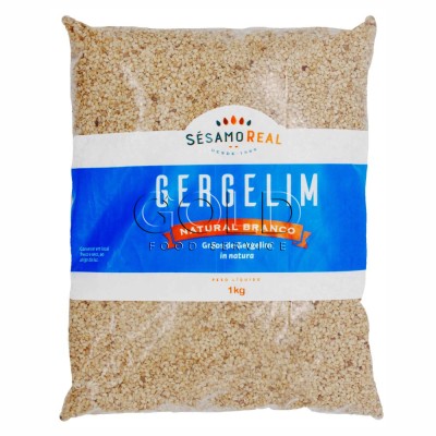 17897 - gergelim branco natural Sésamo Real 1kg