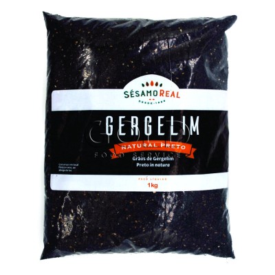 17898 - gergelim preto natural Sésamo Real 1kg