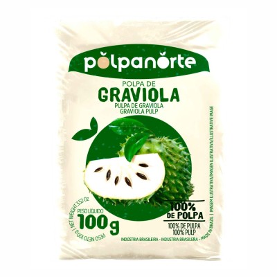 17916 - polpa de graviola polpanorte 10 x 100g