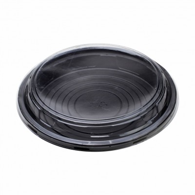 17943 - embalagem oriental 800ml redonda com tampa 24,6 x 4,3cm Dpcpack 100un dpc10