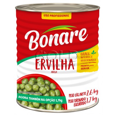 17987 - ervilha Bonare lata 1,7kg