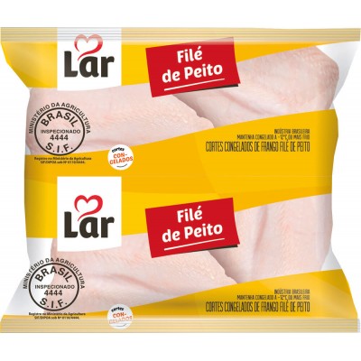 18046 - Frango - filé de peito inteiro sem sassami Lar pacote