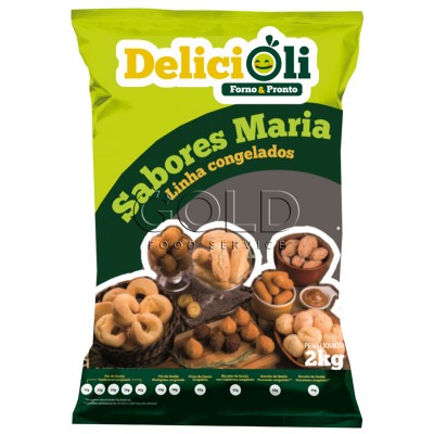 18129 - churros sabor doce de leite congelado 25g Delicióli 2kg