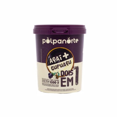 18248 - açaí mix com cupuaçu polpanorte pote 600g
