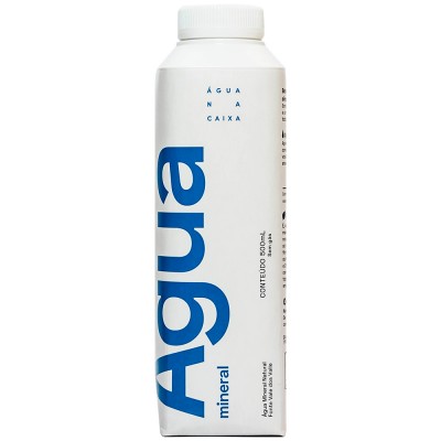18260 - água mineral sem gás Água na Caixa 500ml un - venda em múltiplo de 12