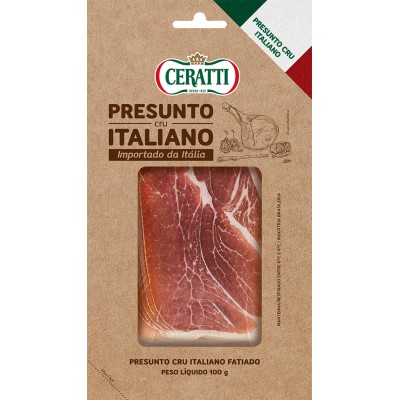 18319 - presunto cru italiano fatiado interfolhado Ceratti 100g