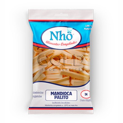 18424 - mandioca pré-cozida palito congelado Nhô 2kg