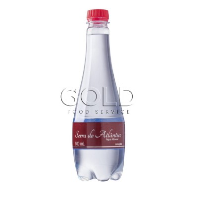 18612 - água mineral com gás Serra do Atlântico finesse 12 x 500ml rótulo vermelho
