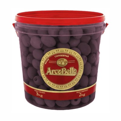 18837 - azeitona preta s/caroço ArcoBello 2kg