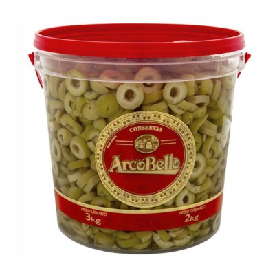 18838 - azeitona verde fatiada ArcoBello 2kg