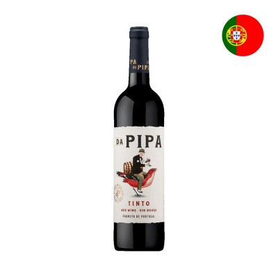 18877 - vinho tinto 750ml português Da Pipa (Bairrada) touriga nacional (40%) baga (40%) aragonez (20%)