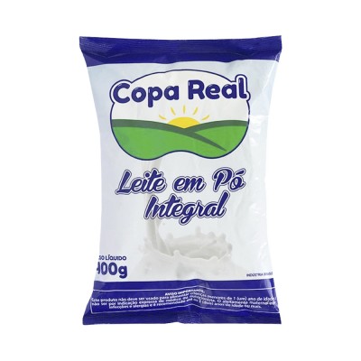 18882 - leite pó integral instantâneo 400g Copa Real
