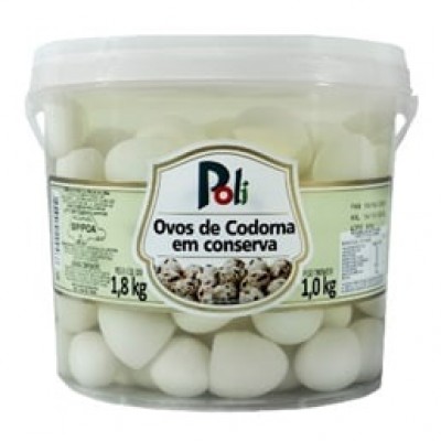 18894 - ovo de codorna Poli balde 1kg