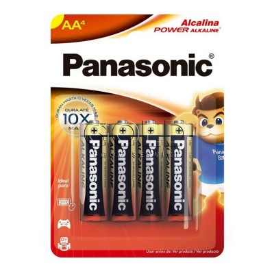18945 - pilha alcalina power alkaline AA c/4 Panasonic