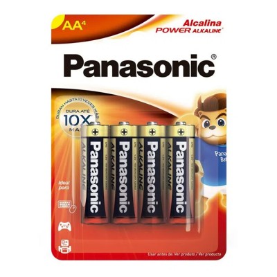 18945 - pilha alcalina power alkaline AA c/4 Panasonic