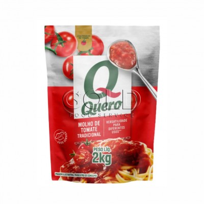19332 - molho tomate tradicional Quero sachê 2kg
