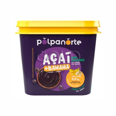 19485 - açaí banana polpanorte balde 3,6kg