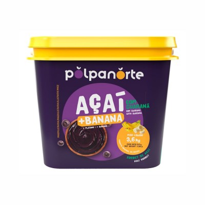19485 - açaí banana polpanorte balde 3,6kg