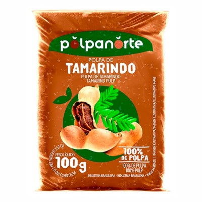 19552 - polpa de tamarindo polpanorte 10 x 100g