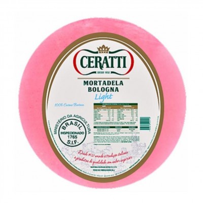 19826 - mortadela Bologna light metade Ceratti +/-3,5kg