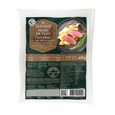 19912 - peito de pato sem osso Villa Germania 400g pacote com 2 unidades