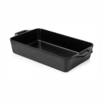 20004 - mini assadeira retangular 20 x 11cm preta melamina Gourmet Mix un