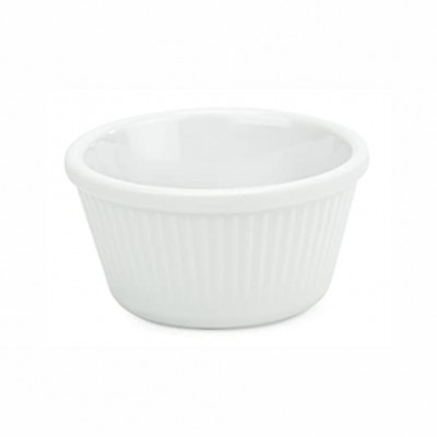20028 - ramequim 120ml 8,5 x 4,1cm branco melamina Gourmet Mix un