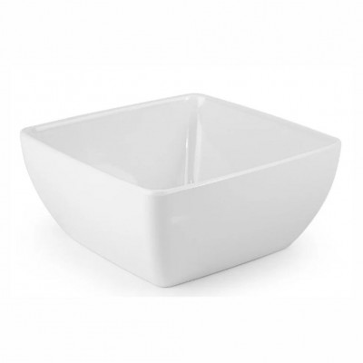 20031 - saladeira quadrada 19 x 19 x 9cm 1,6l branco melamina Gourmet Mix un