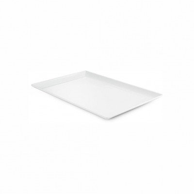 20042 - travessa rasa 24,7 x 16,9 x 1,7cm branca melamina Gourmet Mix un