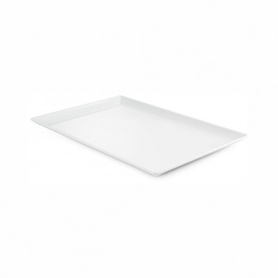20043 - travessa rasa 30 x 22 x 1,8cm branca melamina Gourmet Mix un