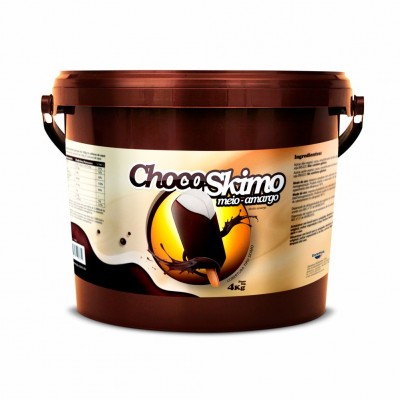 20077 - cobertura chocoskimo meio amargo Doremus 4kg