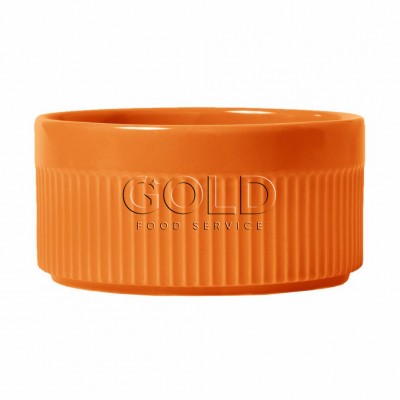 20101 - ramequim 850ml 14 x 7cm laranja porcelana Germer un