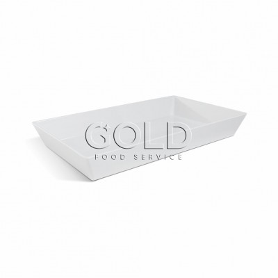 20238 - travessa retangular 1/2 gn funda 32,5 x 26,5 x 7cm branca melamina Haus un