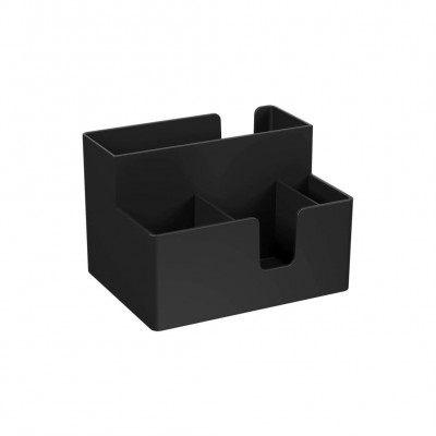 20264 - porta guardanapo e sachê preto uno Coza un