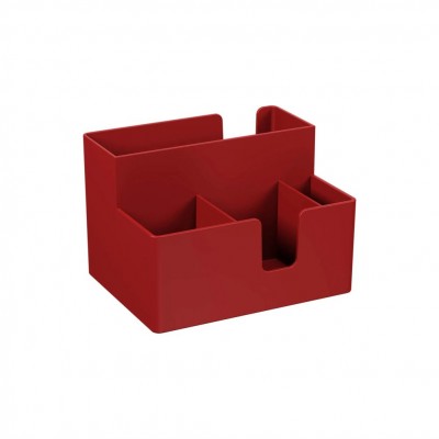 20265 - porta guardanapo e sachê vermelho uno Coza un