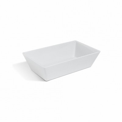 20268 - travessa PP retangular 2,2l branca 26 x 16 7cm  Coza un