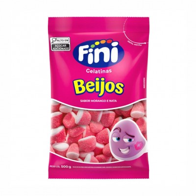 20286 - beijos de morango Fini 500g
