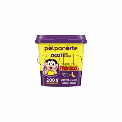 20362 - açaí mix banana Turma da Mônica polpanorte pote 200g