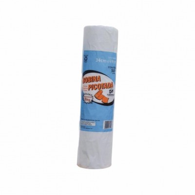 20394 - bobina/saco picotado 19 x 29cm 1kg 500un Tubespack