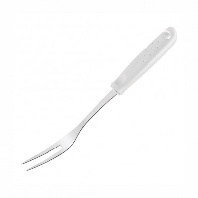 20428 - garfo trinchante aço inox cabo branco 30cm Tramontina un