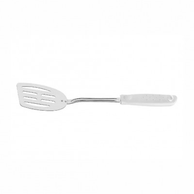 20429 - espátula aço inox para servir cabo branco 36cm Tramontina un