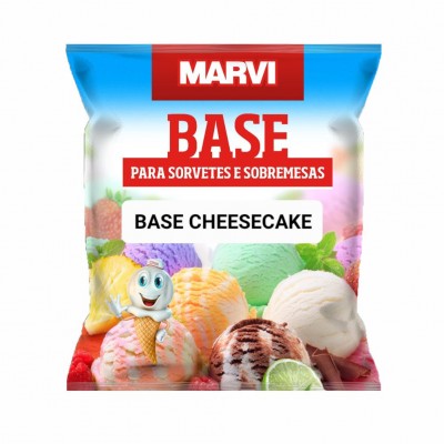 20458 - base em pó P/sorvete cheesecake Marvi 1kg